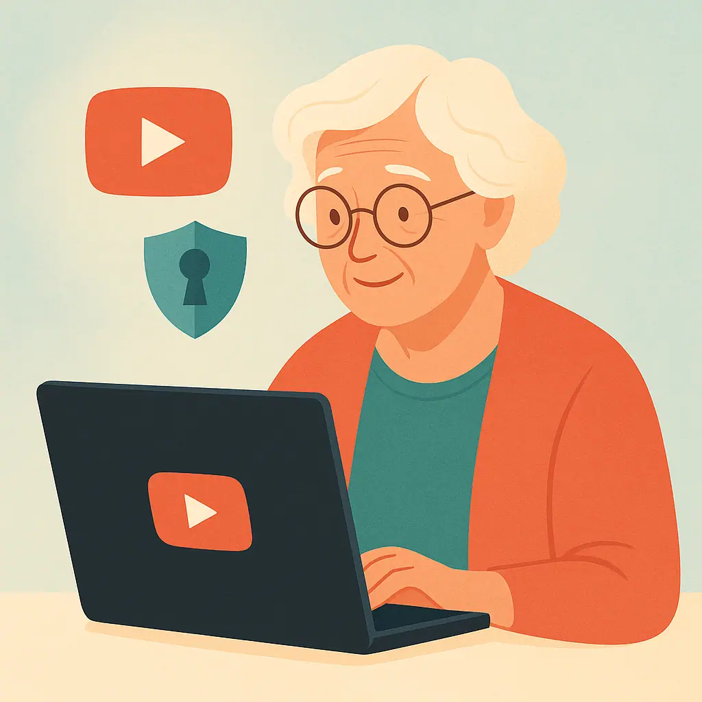 A Senior's Guide to Using YouTube Safely and Privately