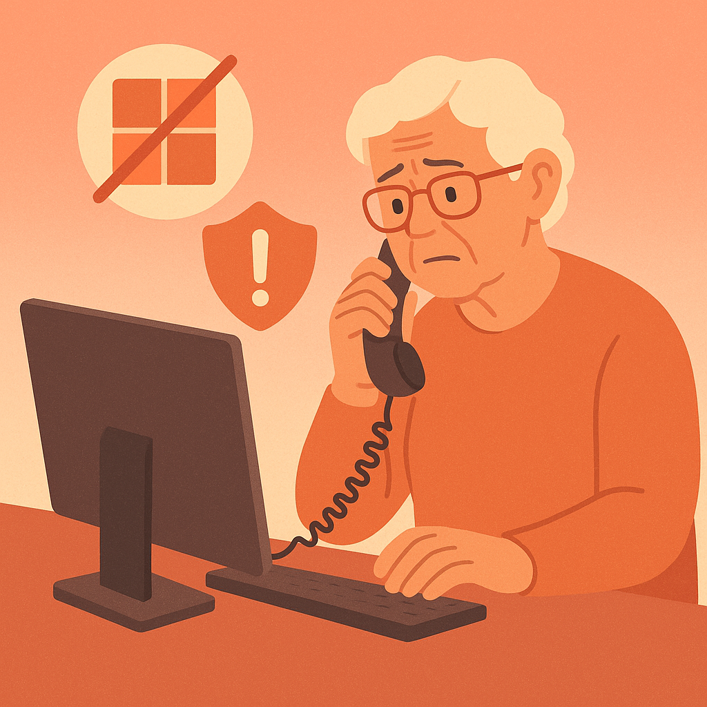 tech support scam warning Microsoft never calls