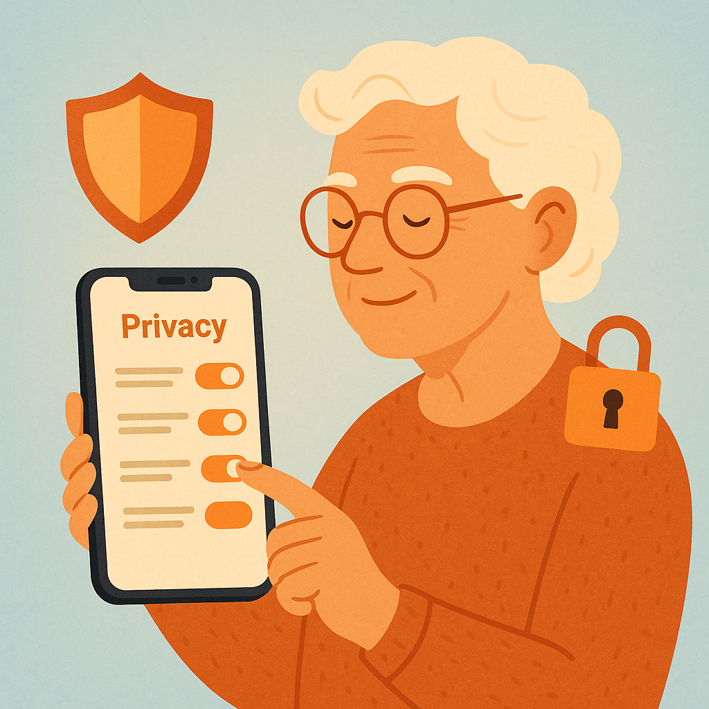 iPhone privacy settings seniors